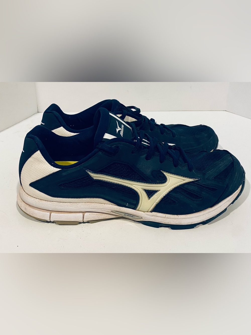 Mizuno Players Trainer MX Mens 13 Blue Navy Baseball Turf Shoes 11GT158051